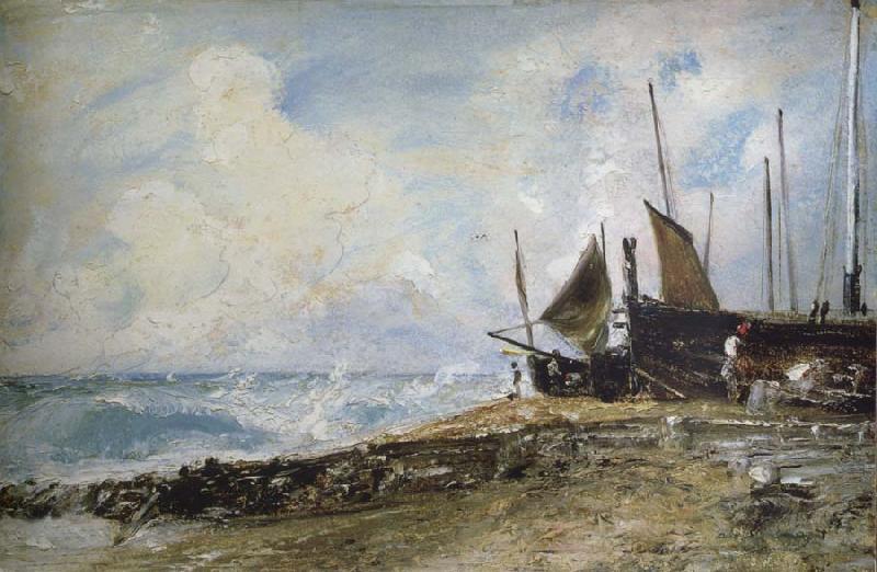 John Constable Brighton Beach France oil painting art